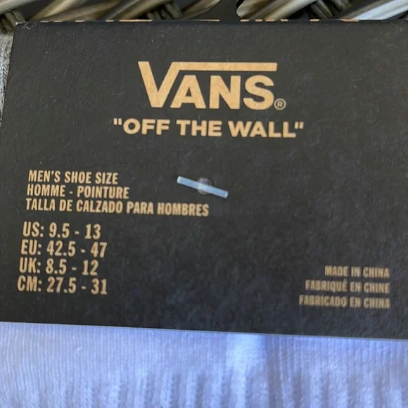 VANS “Off The Wall” Women’s socks - Picture 3 of 12